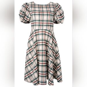Ivy City Co - Molly Plaid Flare Dress - 3X